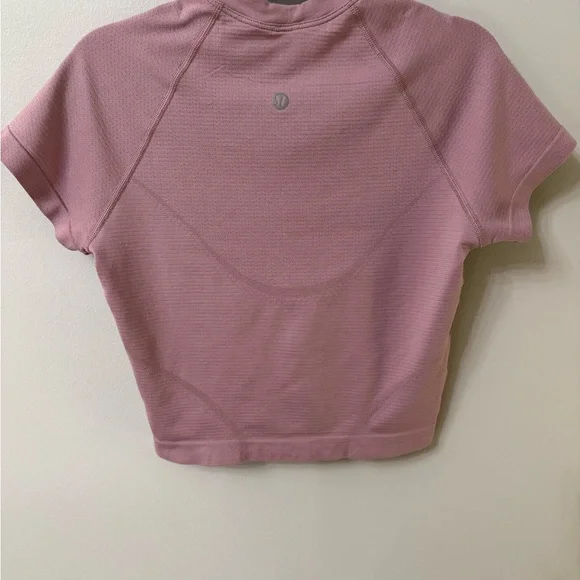 Lululemon Swiftly Tech Mauve Crop Top Size 4 - Picture 1 of 5